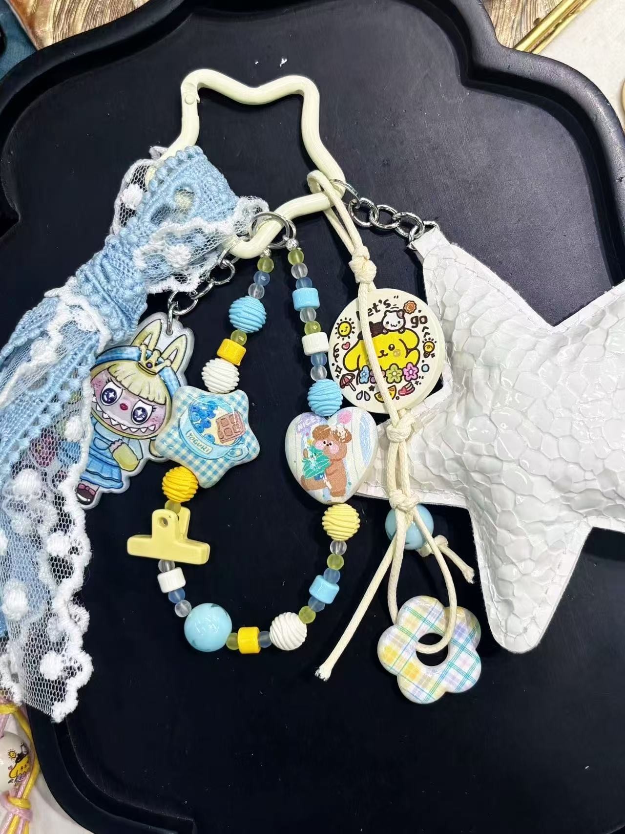 【晶晶宝定制款】Y101-Y200链接diy配件定制珠子卡通通用