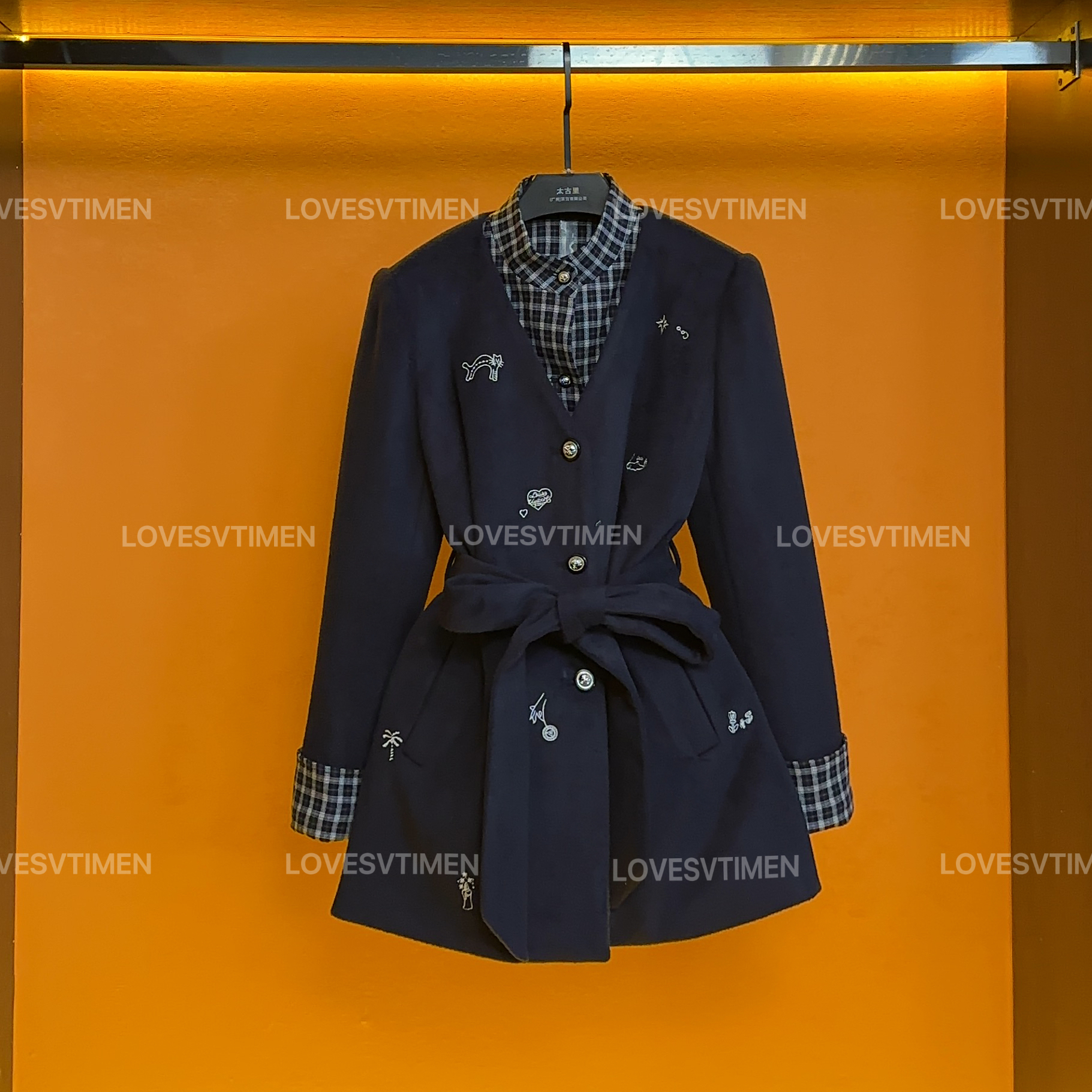 【宠粉价】冬季新款白鸭绒羽绒服设计师轻奢气质CO-547