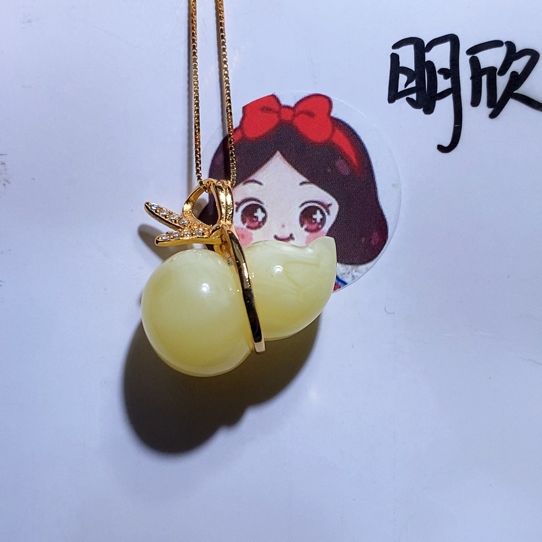 琥珀银S925镶嵌珠宝奇石纯*
