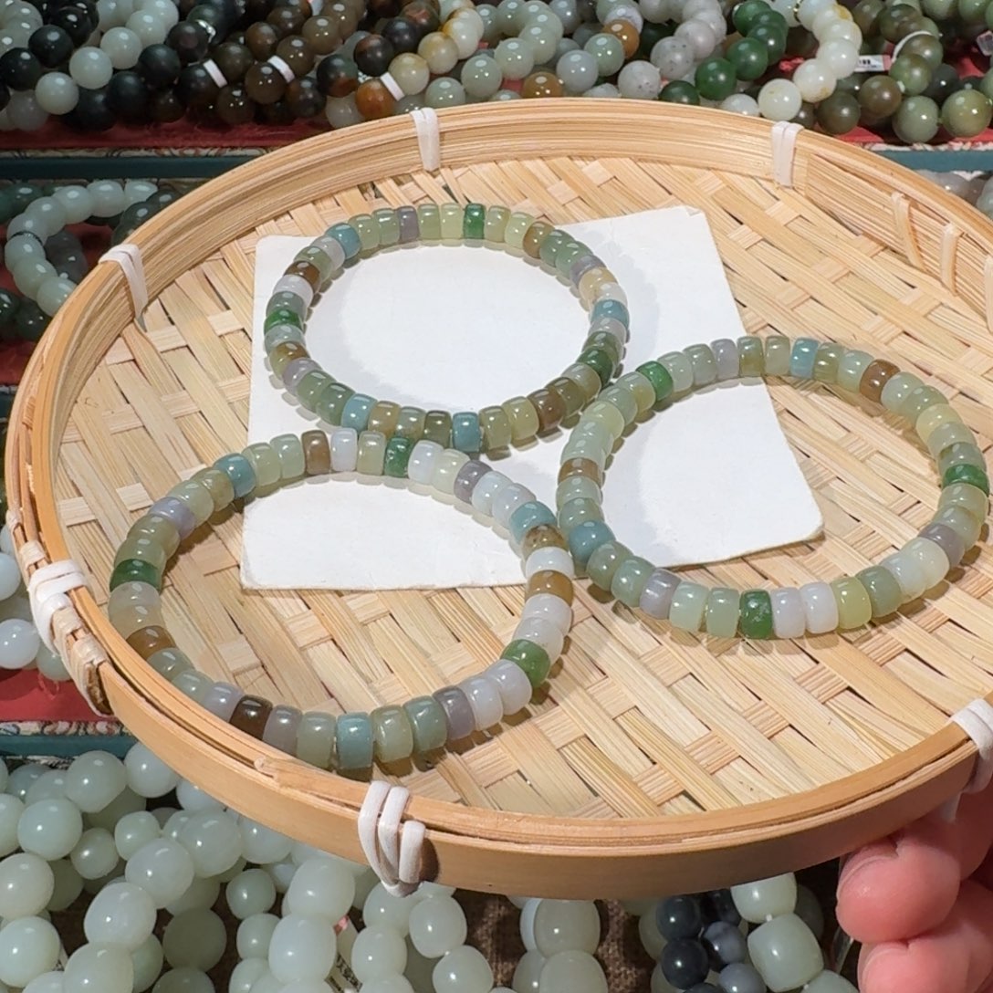 和田玉未镶嵌手链多样性发货拍一发一