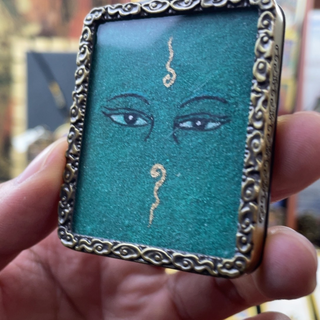 吊坠【福利】热贡绿度母法眼粗砂