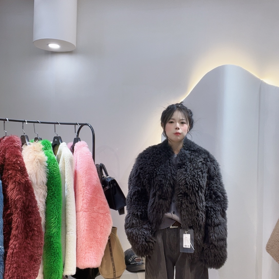 真皮皮毛一体外套222-3279