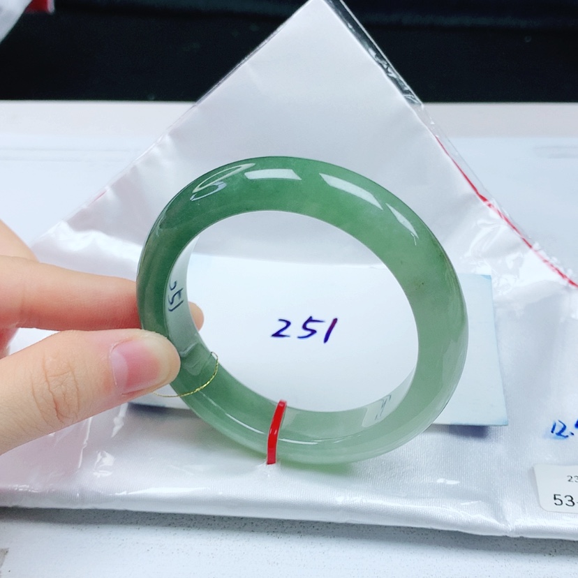 【闪购商品】翡翠手镯未镶嵌缅甸天然a货手镯53