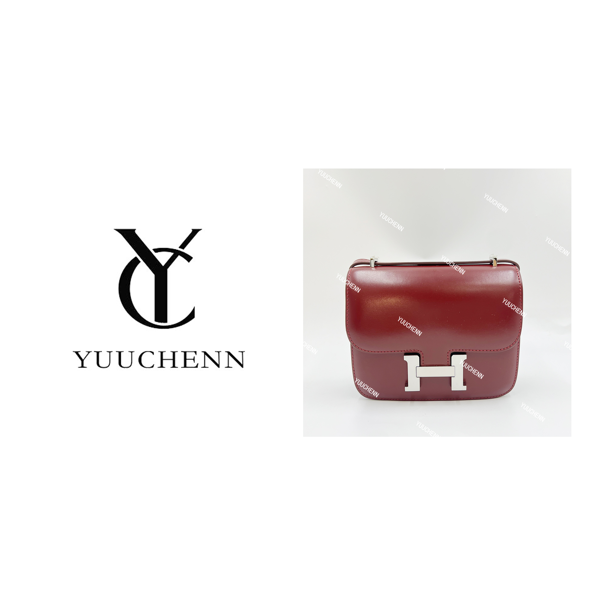 YUUCHENN19cm原创设计高定真皮包 HH283