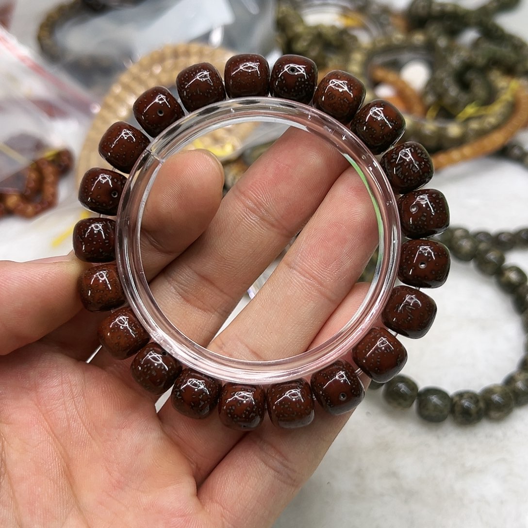 星月菩提手串65王者高瓷陈子星月菩提单圈11