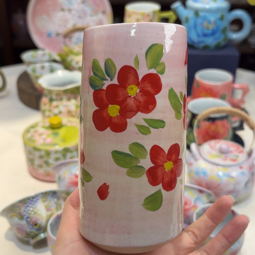 景德镇手绘高温釉下彩陶瓷茶具