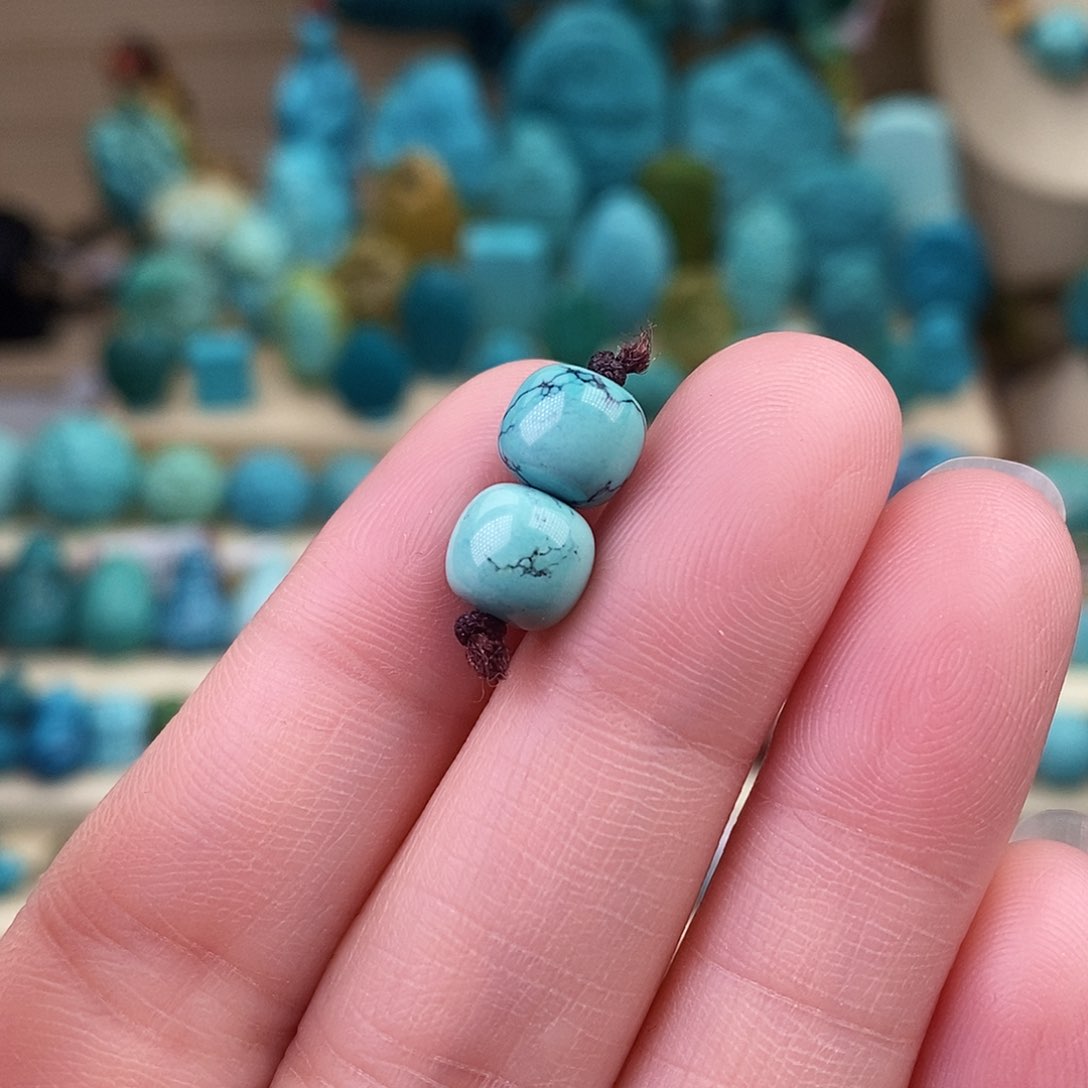 绿松石珠宝奇石未镶嵌