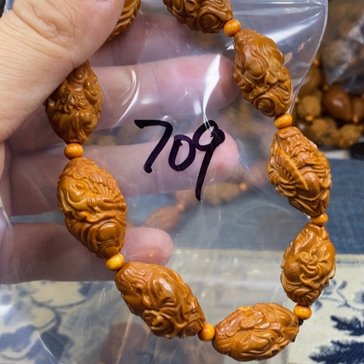 橄榄核手串/手链橄榄核雕工艺手串