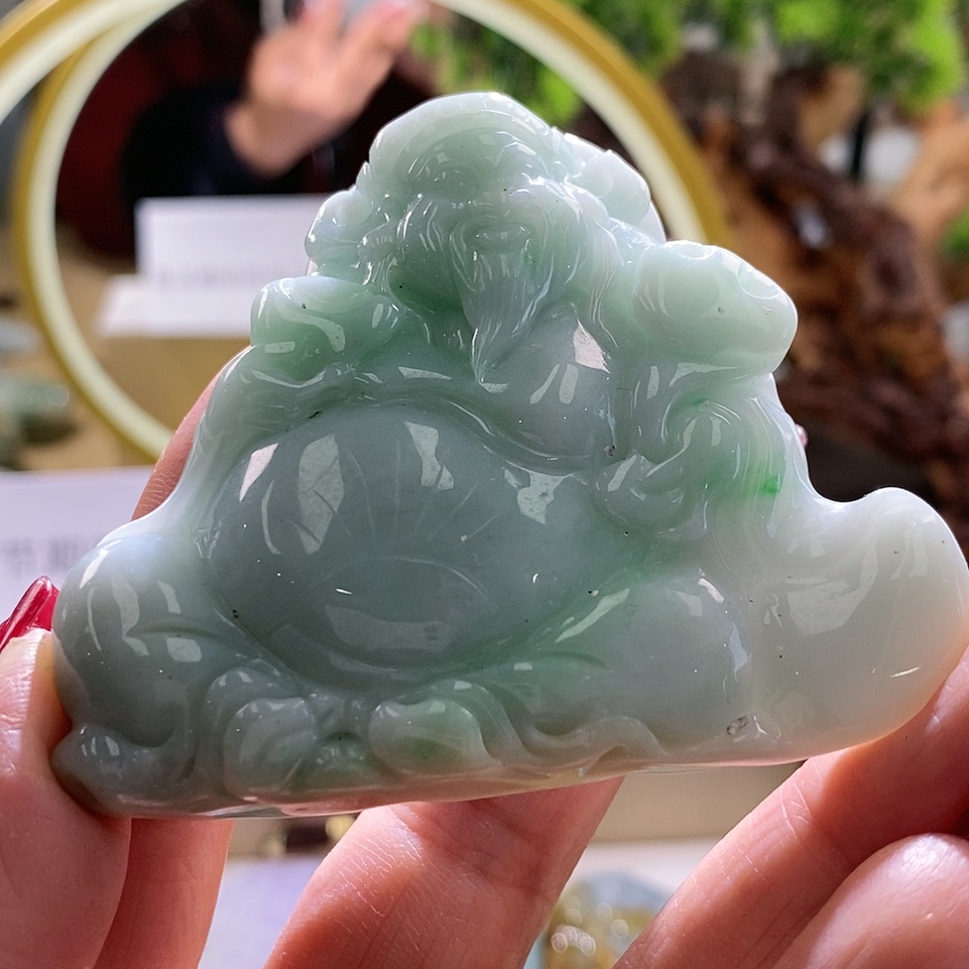 【闪购商品】翡翠颈饰未镶嵌财神