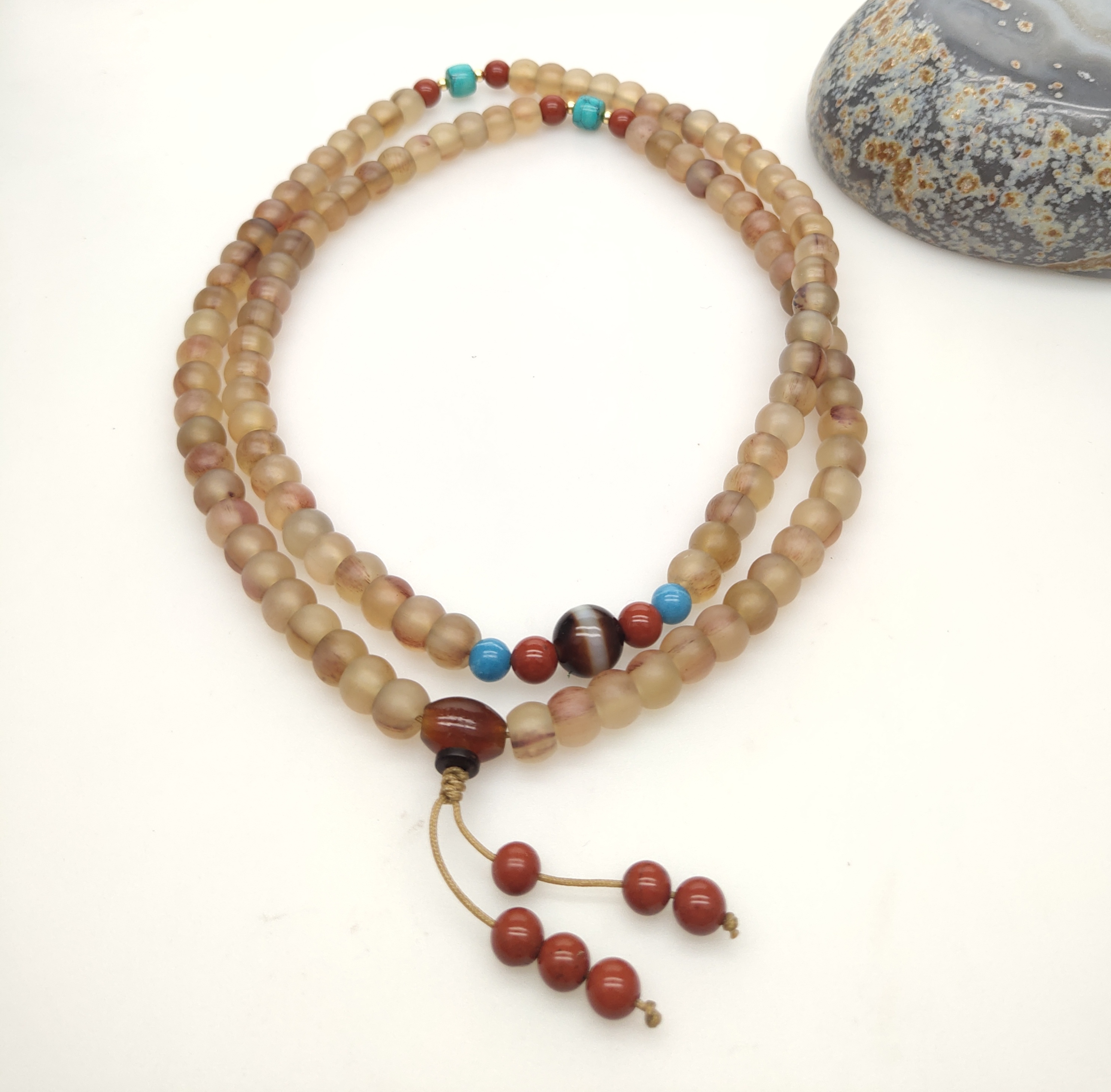 可可 8mm 108项链设计款项链 达人