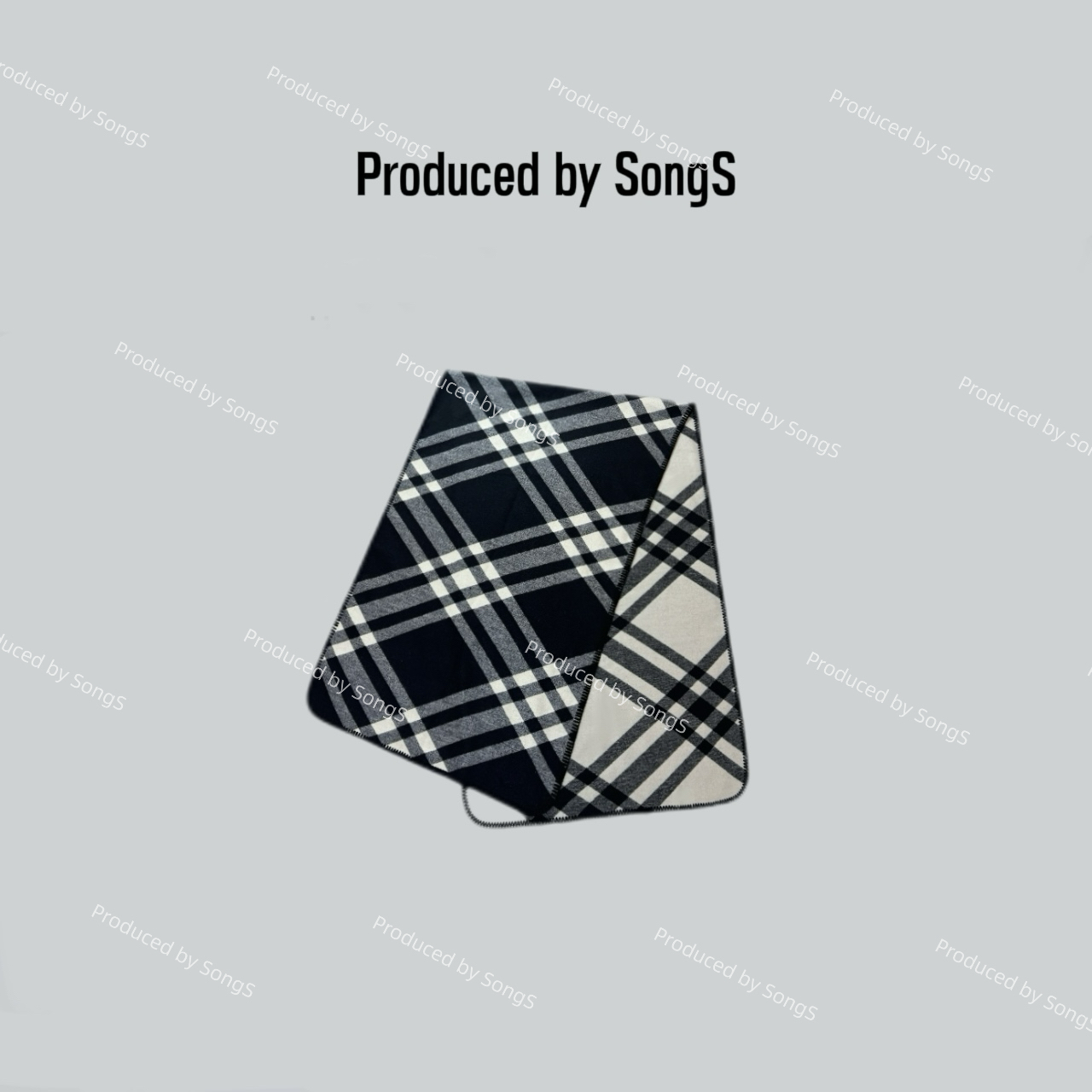 SONGS-高级百搭网格全智贤同款围巾