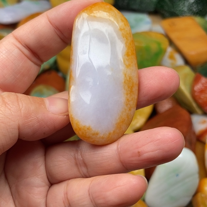 林***真翡翠未镶嵌挂件缅甸翡翠