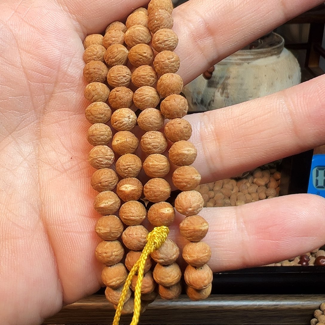 A***我手串凤眼菩提野生酸枣核108