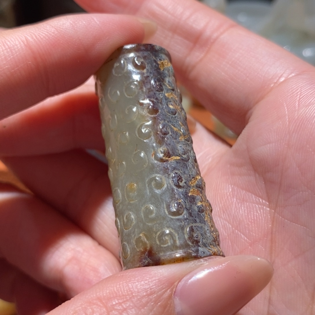 和田玉珠子未镶嵌润*