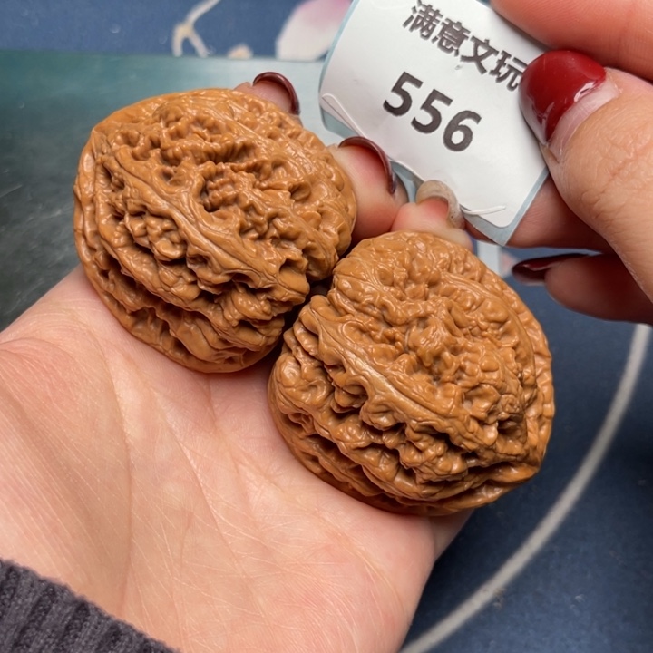 文玩核桃把件粗筋43.556