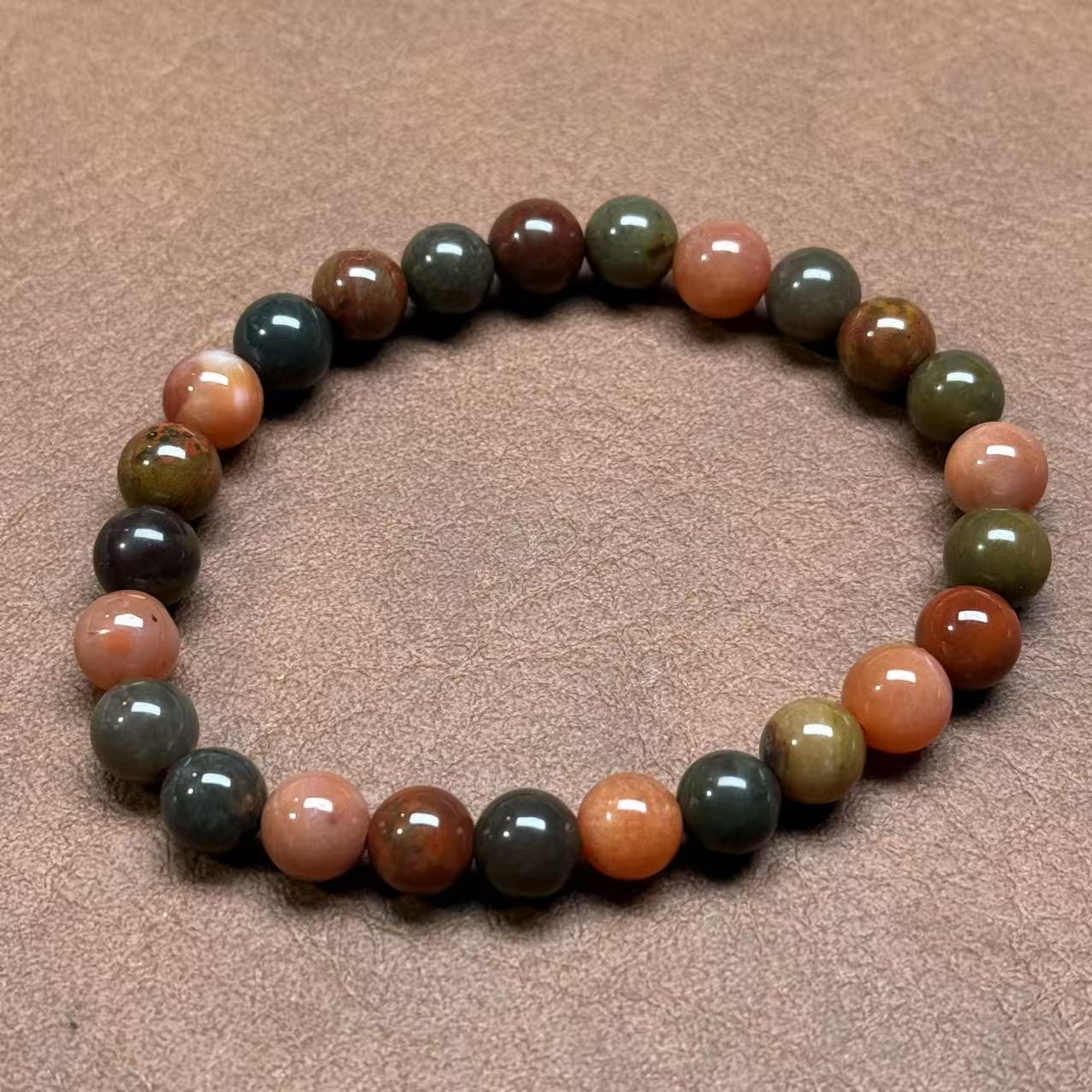 直播专属 天然 巧家包浆南红玛瑙手串 多样性发一 YS0245