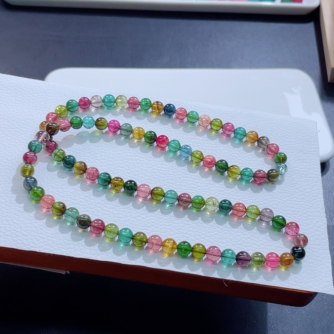 手链未镶嵌碧玺6.5mm左右