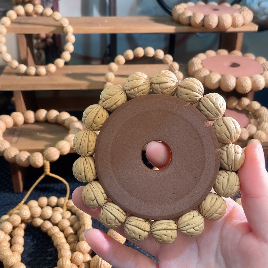 山**长15野生肌肉纹单圈手串