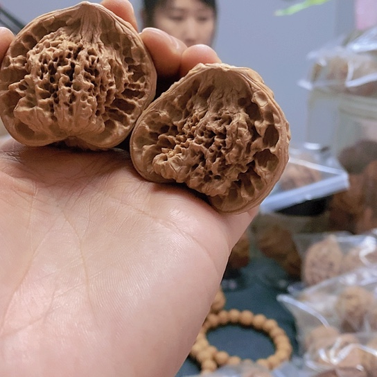 【闪购商品】把件文玩核桃43蛇头