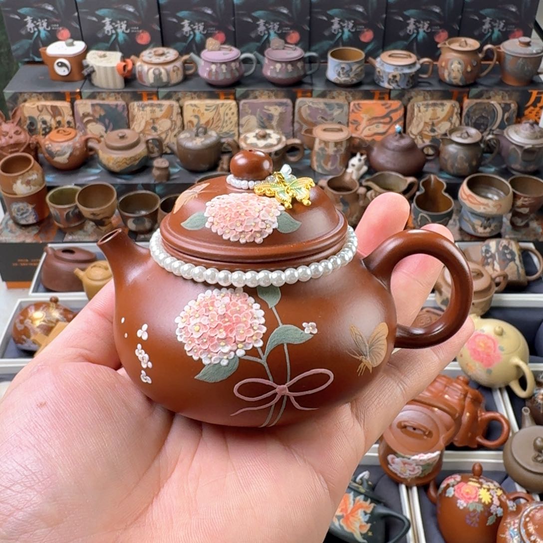 茶壶紫砂༺****༻140cc原矿精工半手