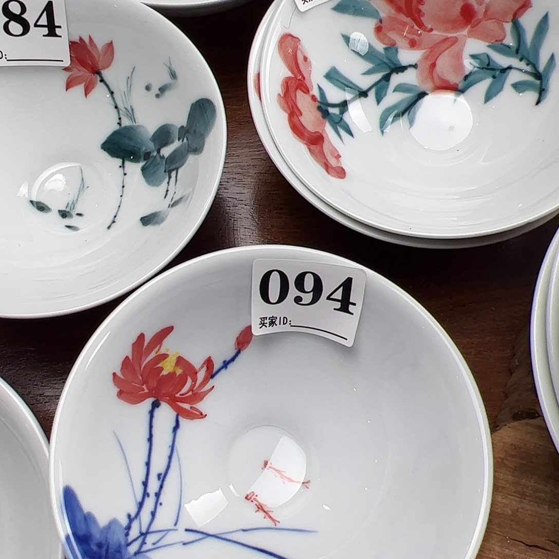 瓷片景德镇陶瓷手工手绘制作