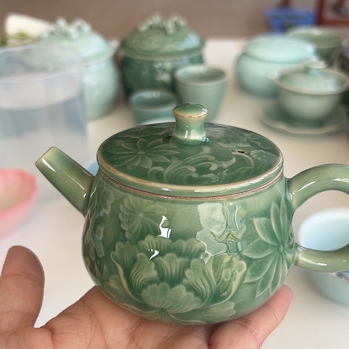 小米茶器龙泉青瓷