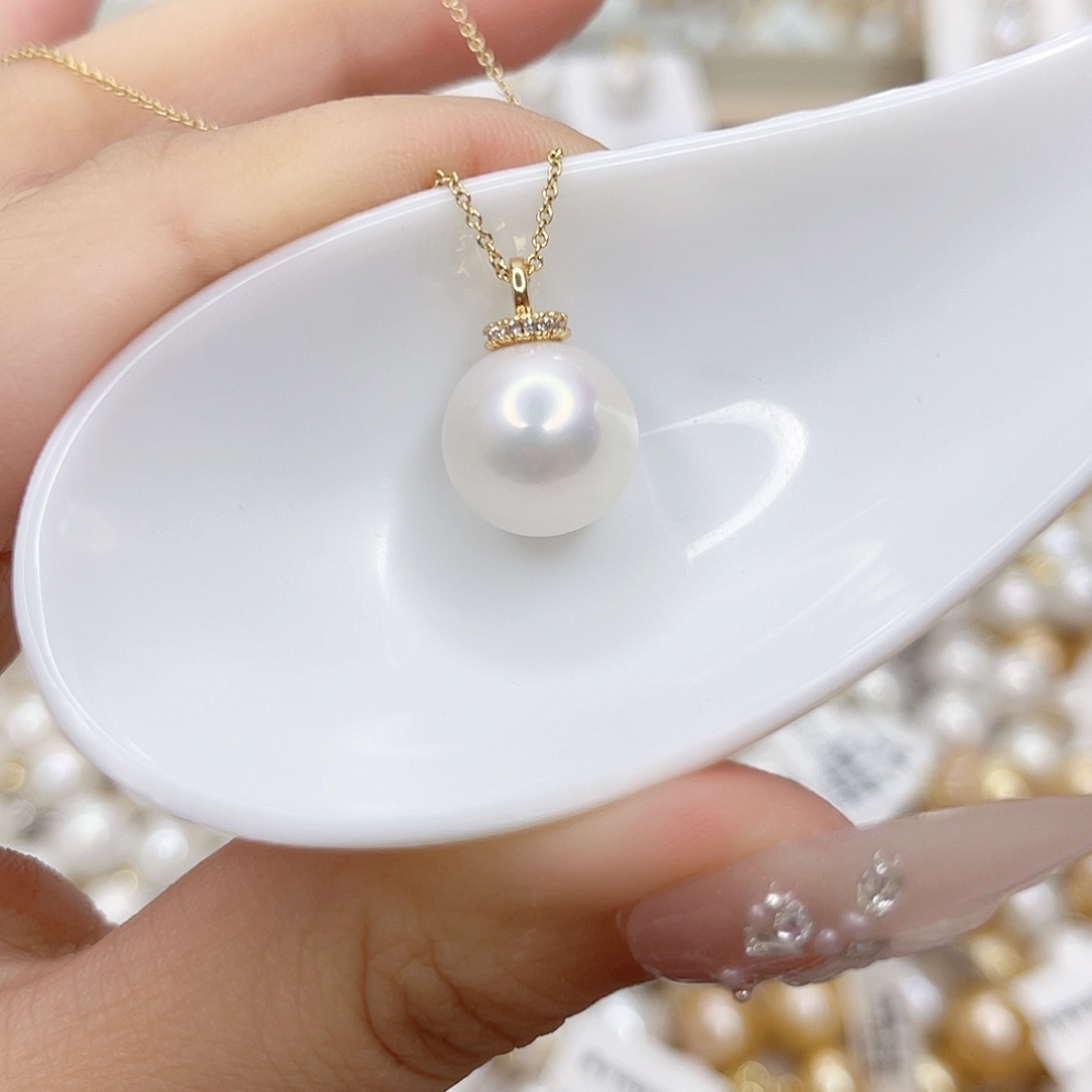 淡水珍珠未镶嵌吊坠(赠链)