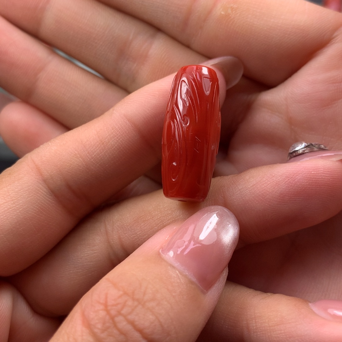 未镶嵌桶珠南红玛瑙