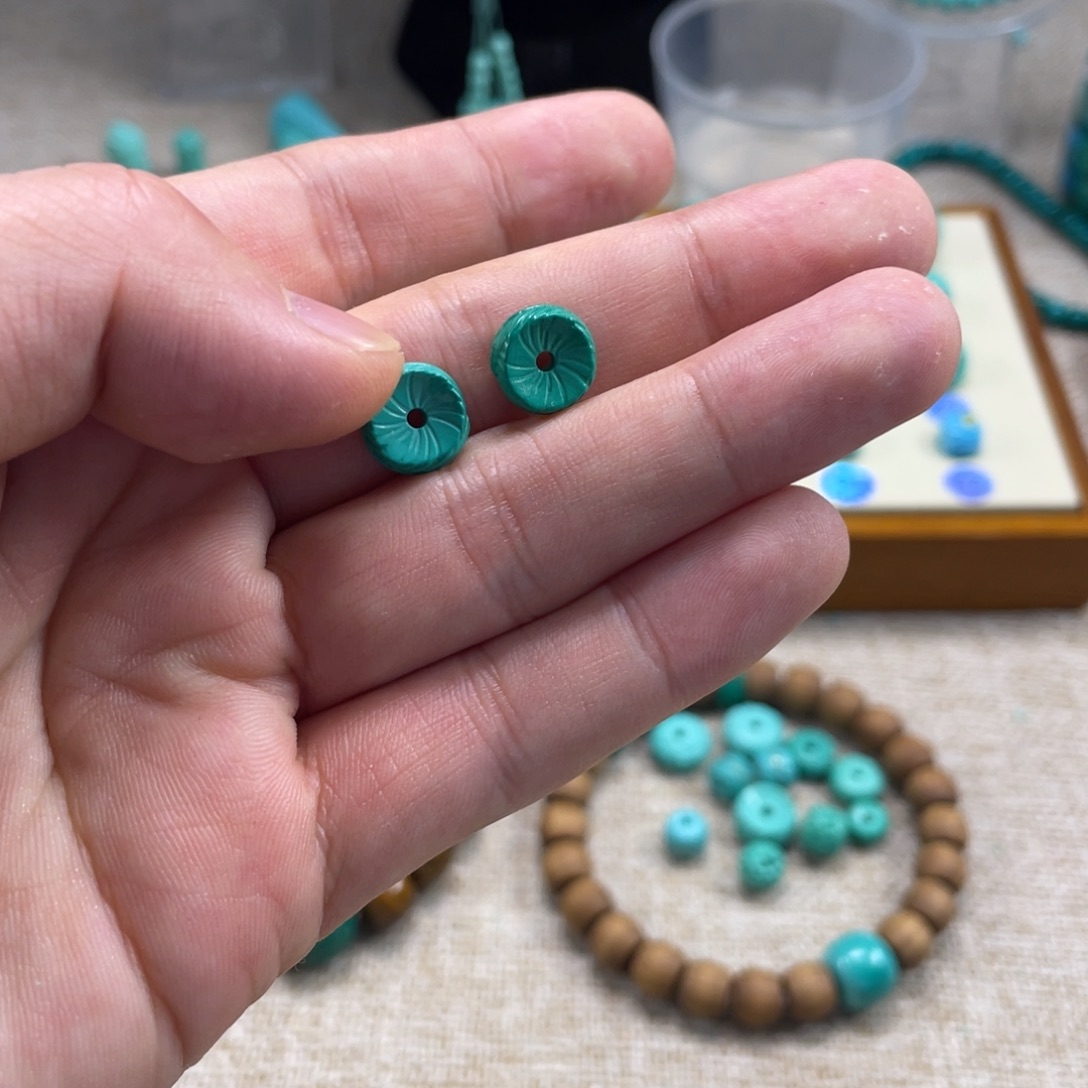 原生态湖北矿小配饰，直径10