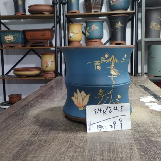 紫砂花盆库存尾货清仓
