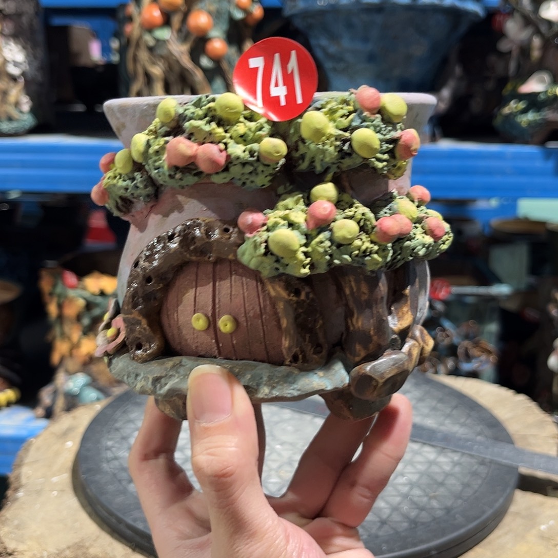 741 号陶然花器手工花盆
