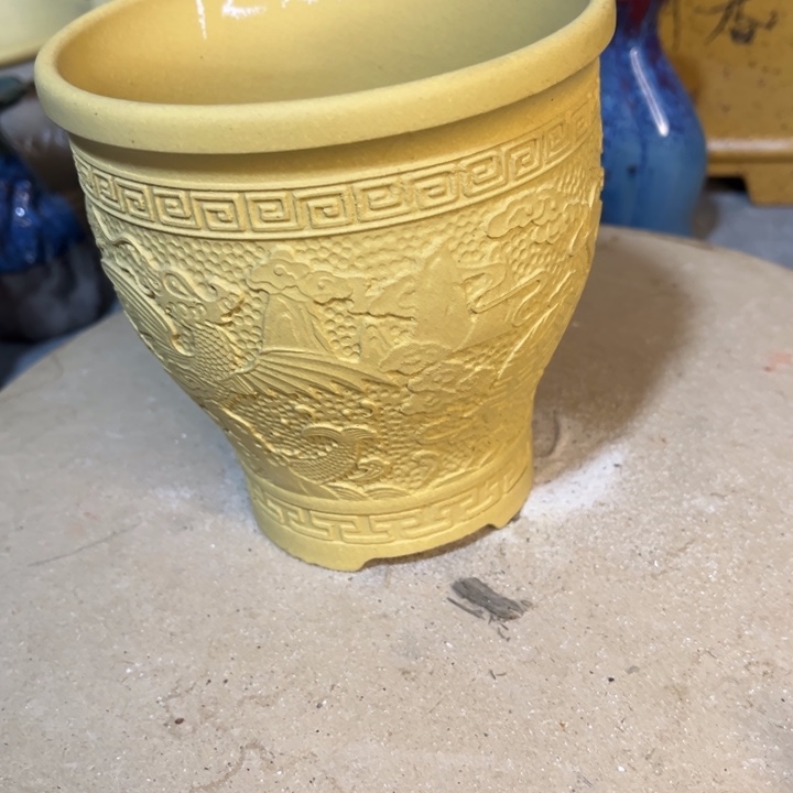 紫砂花盆紫砂花盆