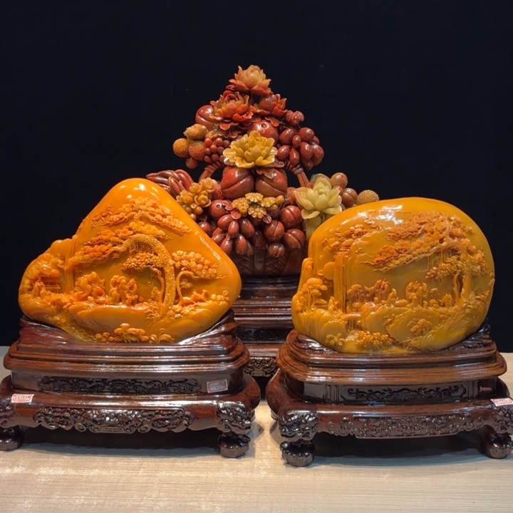 禅***生寿山石寿山石摆件