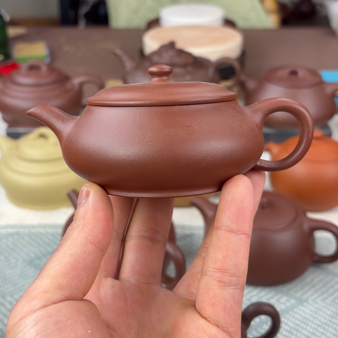 紫砂茶壶微瑕 明炉 130cc