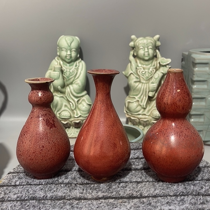 钧瓷小件、高13公分