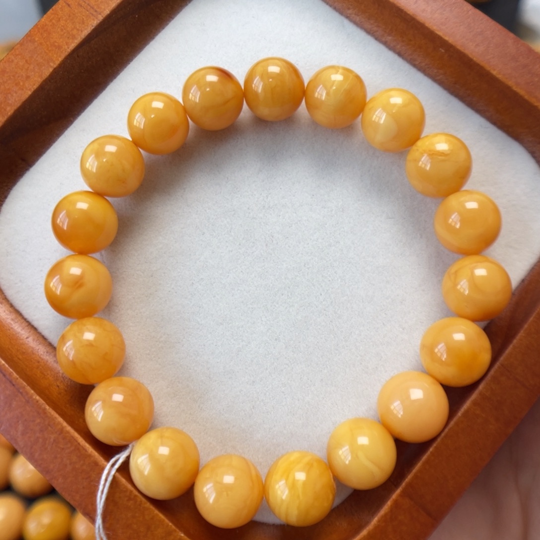 蜜蜡未镶嵌手链蜜蜡