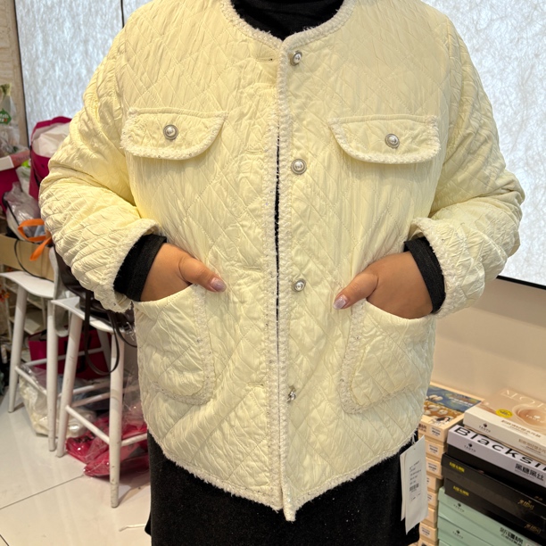 冬季新款小香风百搭显瘦加厚保暖棉衣外套