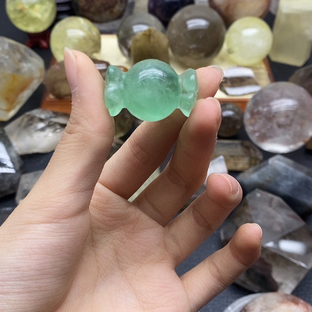 珠宝半成品水晶未镶嵌189水晶石
