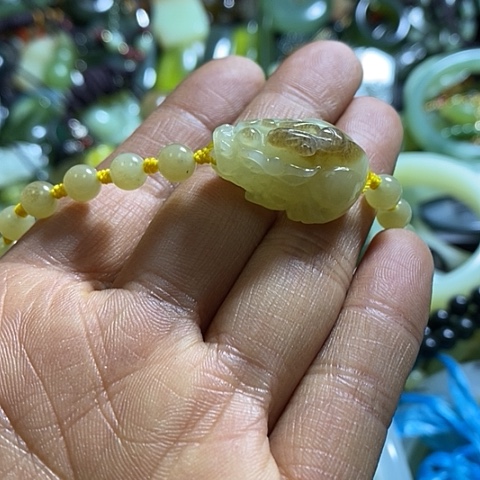 和田玉手绳未镶嵌