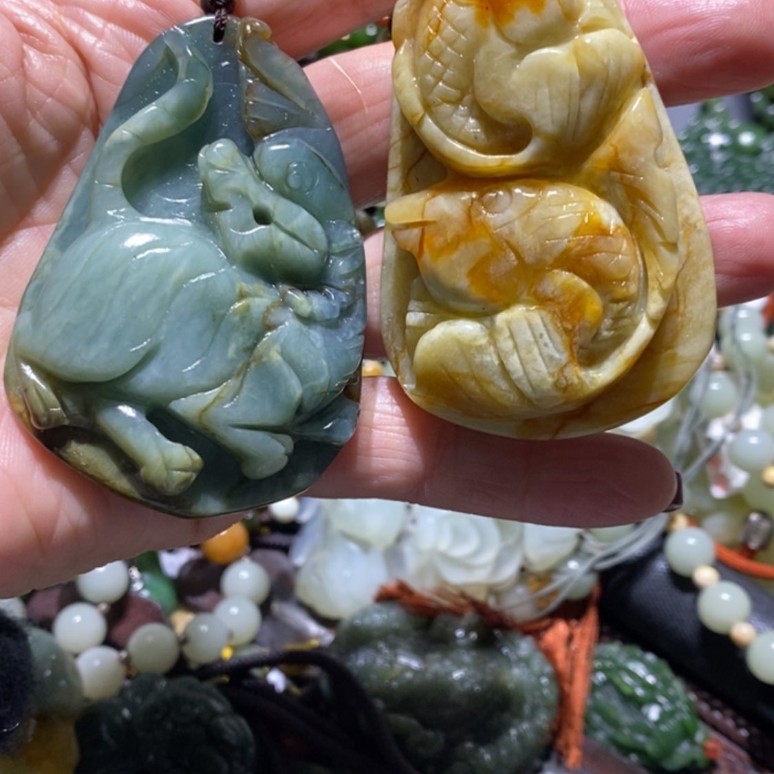 【闪购商品】岫玉毛衣链未镶嵌