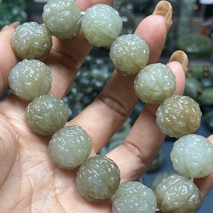 和田玉手串未镶嵌