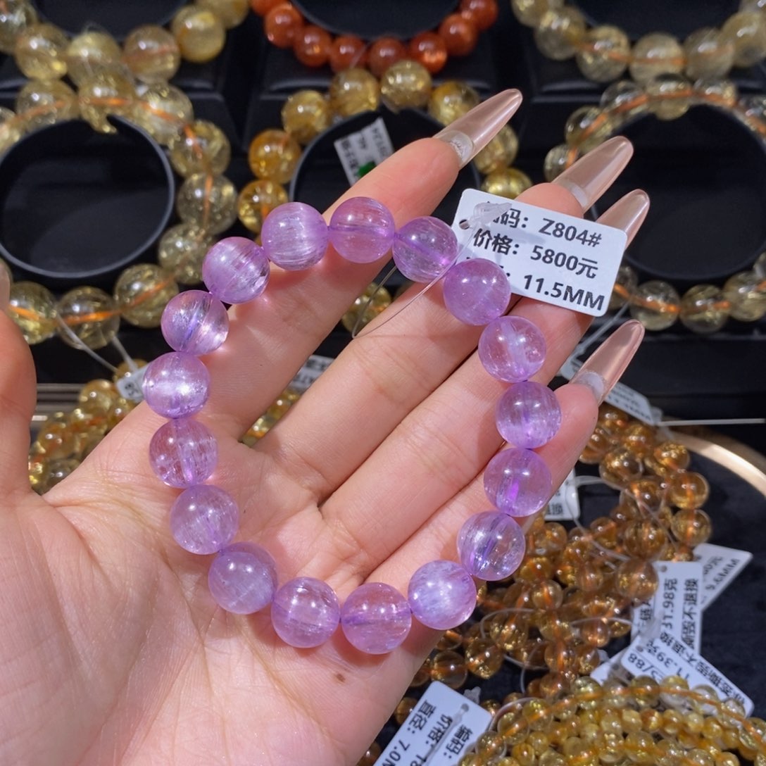 紫锂辉锂辉石未镶嵌木**调Z804#11.5mm