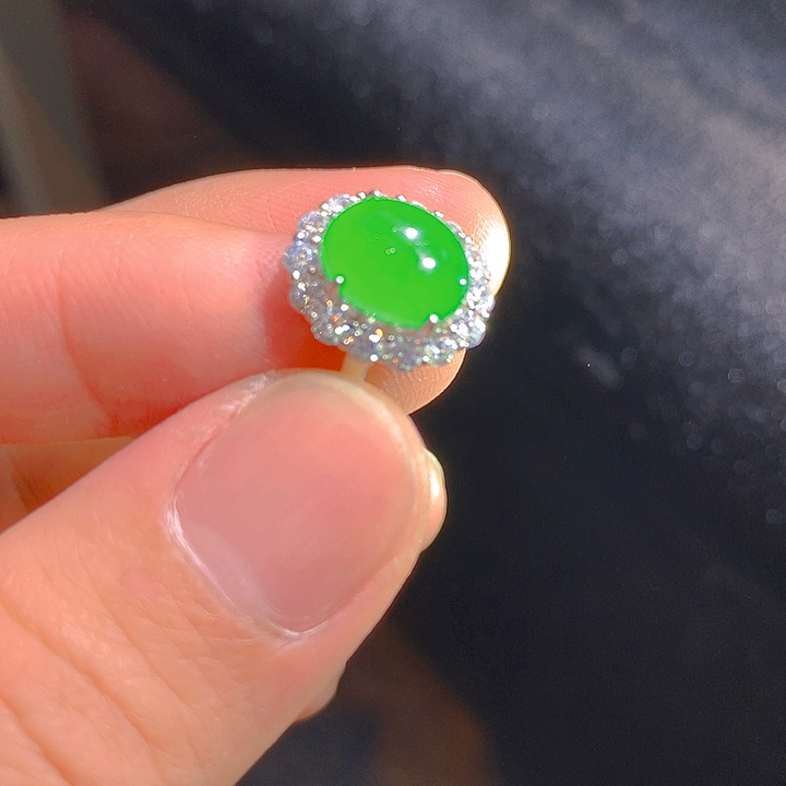 【闪购商品】翡翠颈饰银S925镶嵌翡翠