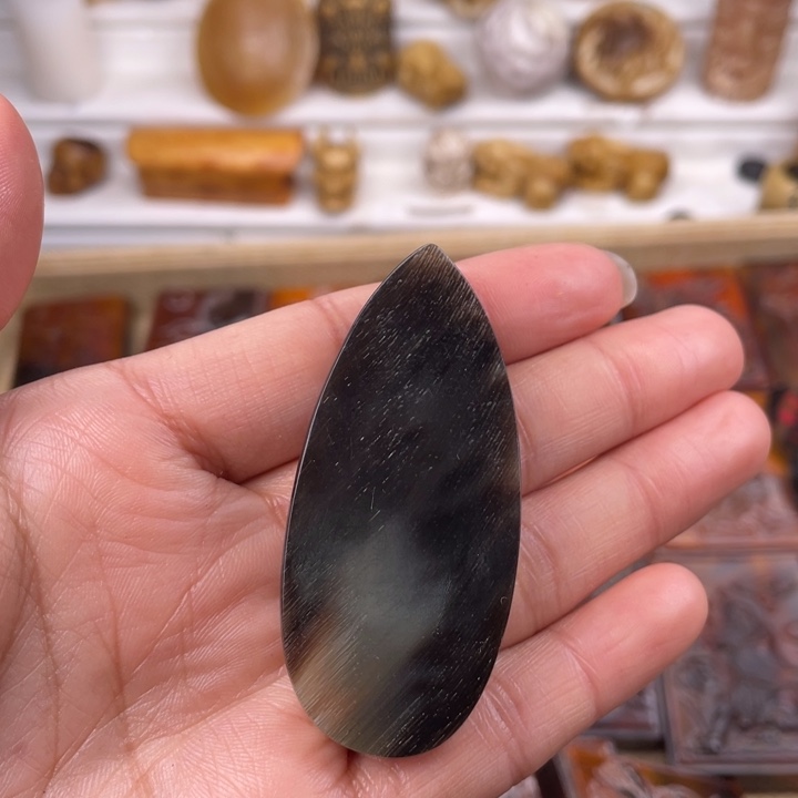 驼骨其他黑驴雕刻