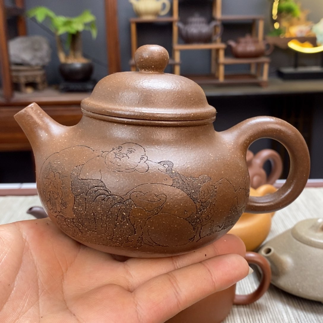 紫泥茶壶容量280毫升