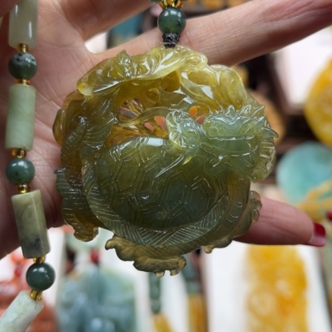 岫玉挂件未镶嵌挂件