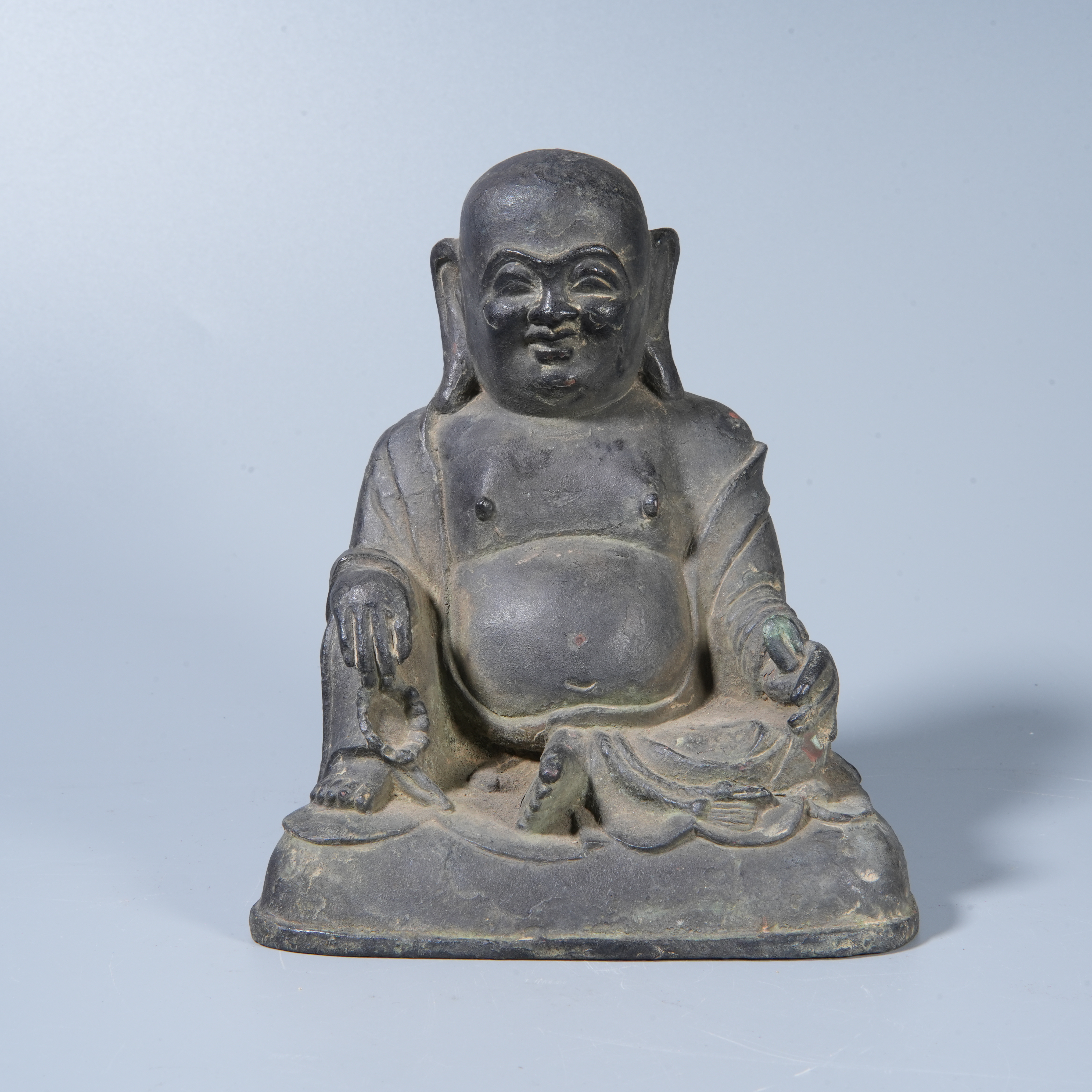 Tgz27 明代 铜弥勒像摆件