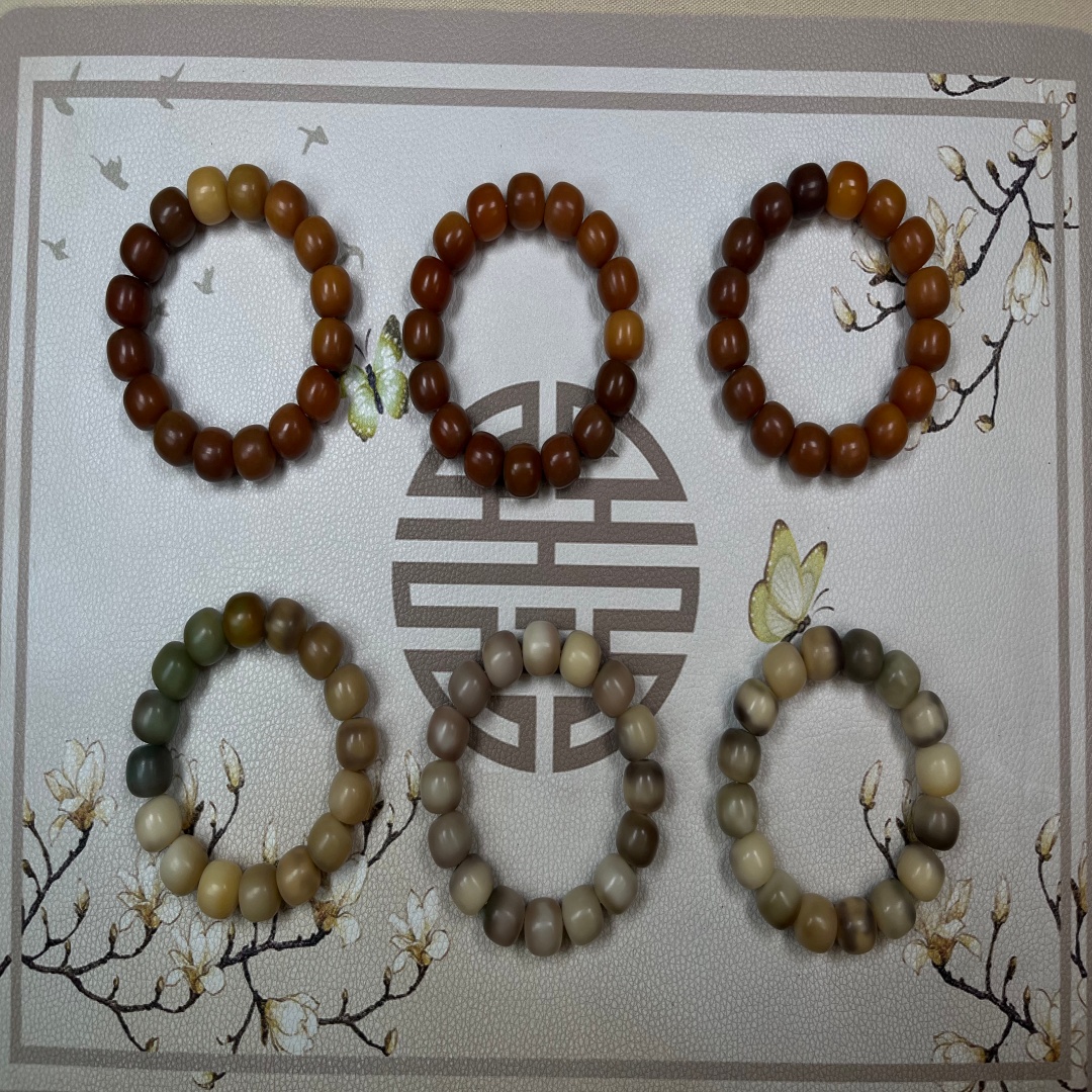 菩提子干磨桶珠手串13mm*14mm