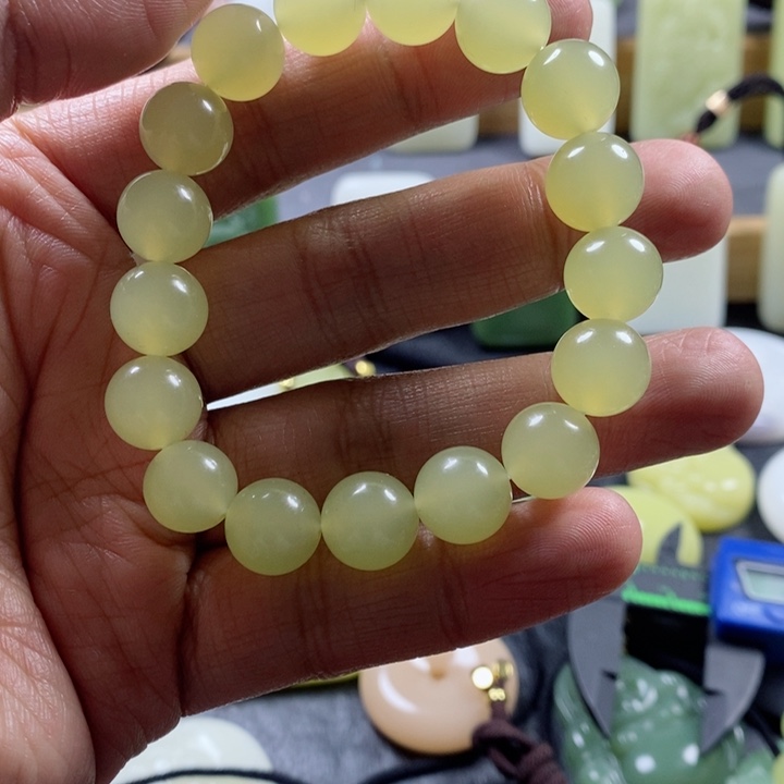 和田玉（青白玉）吊坠(赠链)未镶嵌