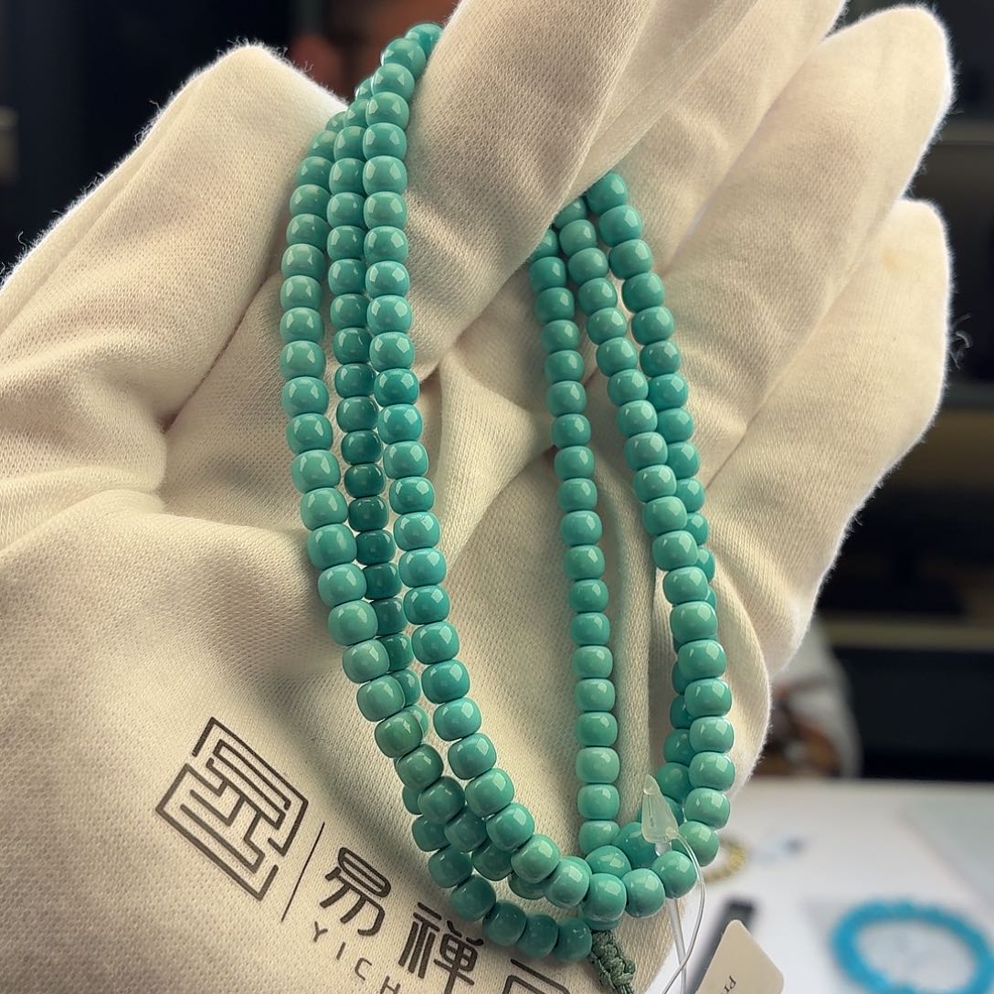 绿松石未镶嵌挂件4.5mm